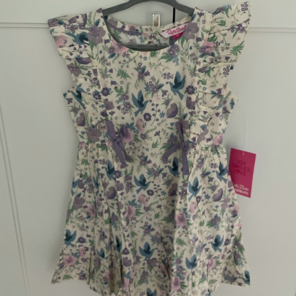 Matching brand new Rufflebutts girls dress and bubble. 4T & 3-6 months. - Picture 2 of 8